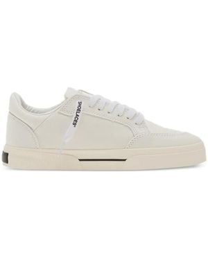 Off-White c/o Virgil Abloh Vulcanized Low Canvas Sneakers - White