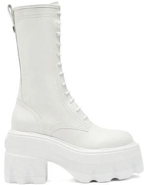 Casadei Maxxxi Biker Boots - White