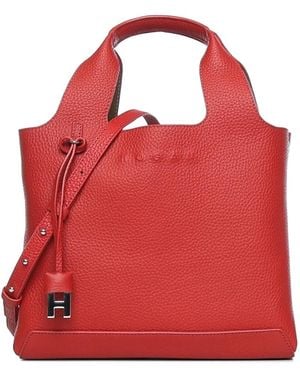 Hogan メタルチャーム ハンドバッグ - レッド
