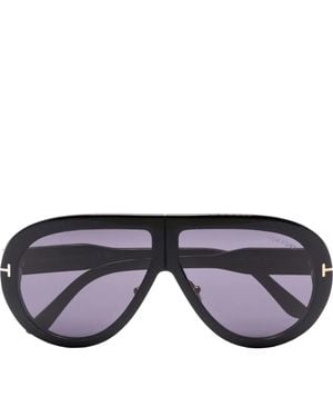 Tom Ford Troy Pilot-Frame Sunglasses - Blue