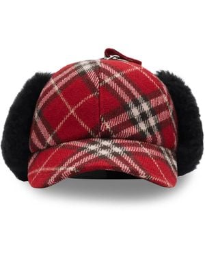 Burberry Ear Cap - Red
