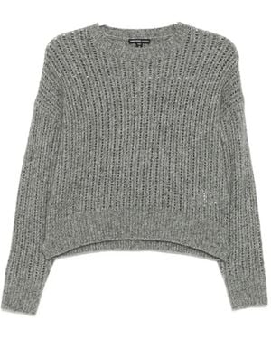 James Perse Maglione Con Cuciture - Grigio