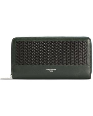 Dolce & Gabbana Portefeuille Lizzie En Cuir - Gris