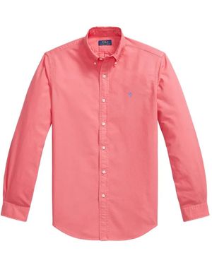 Polo Ralph Lauren Polo Pony Embroidered Shirt - Pink