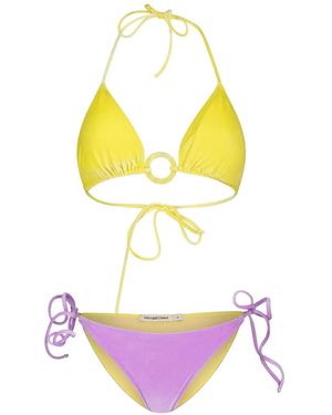 Paramidonna Bikini Kelly De Terciopelo - Amarillo