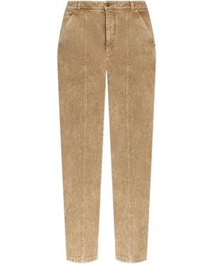 Moschino High-Waisted Jeans - Natural