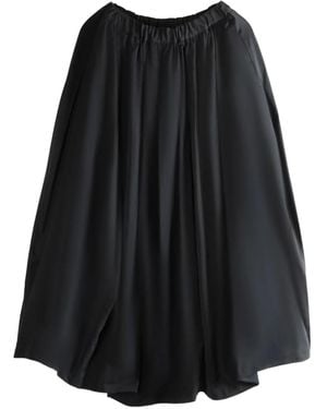 Comme des Garçons Gathered Midi Skirt - Black