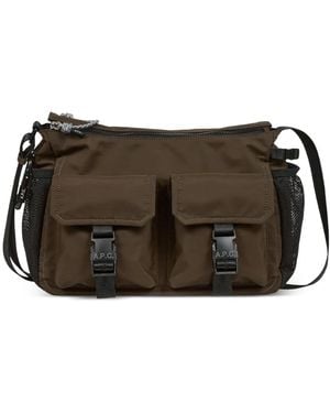 A.P.C. Trek Buckle-Fastening Shoulder Bag - Brown