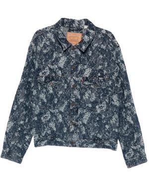 Levi's Distressed Denim Jacket - Blue