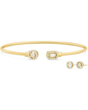 Michael Kors Cubic Zirconia-Embellished Bracelet Set - Metallic