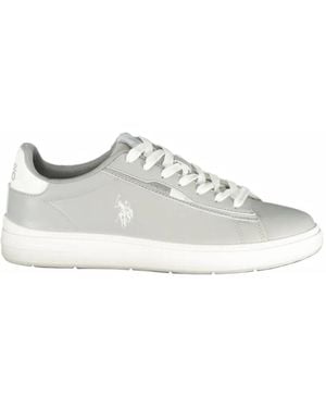 U.S. POLO ASSN. Logo-Embroidered Low-Top Sneakers - White