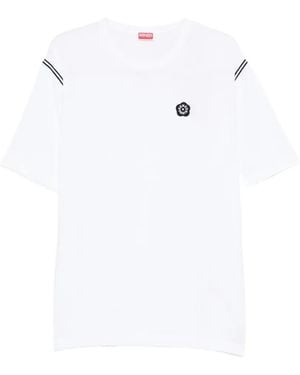 KENZO Stripe Patch T-Shirt - White