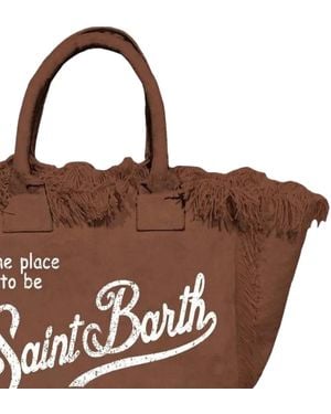 MC2 Saint Barth Sac Cabas Colette À Franges - Brown