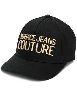 Versace Jeans Couture Cappello Da Baseball Con Ricamo - Nero