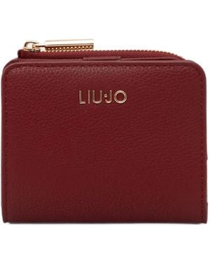 Liu Jo Logo-Plaque Wallet - Red