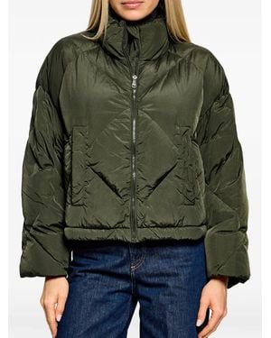 Weekend by Maxmara Quilted Puffer Jacket - Green