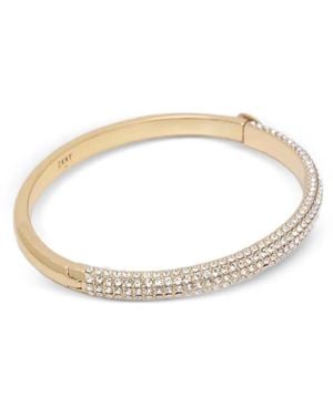 DKNY Zirconia-Embellished Hinged Bangle - Multicolor