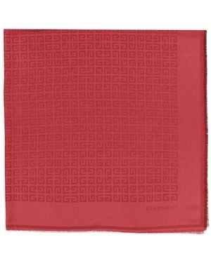 Givenchy Schal mit 4G-Print - Rot
