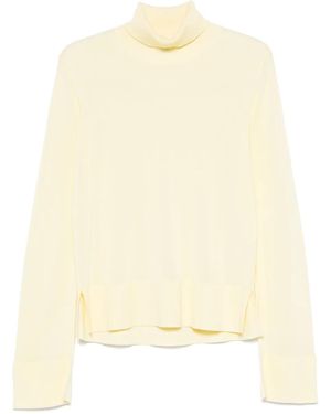 TOTEME Long Sleeve Blouse - Natural