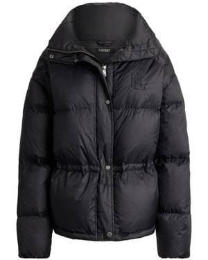 Ralph Lauren Funnel-Neck Puffer Jacket - Black
