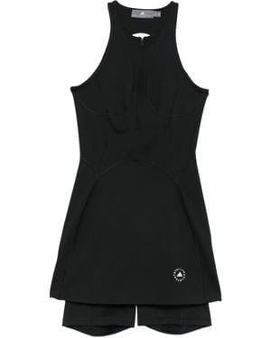 adidas By Stella McCartney Kleid mit Reißverschluss - Schwarz