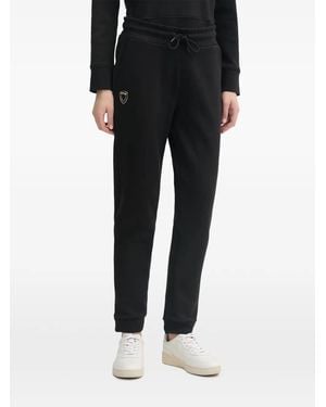Blauer Logo-Patch Drawstring Track Trousers - Black