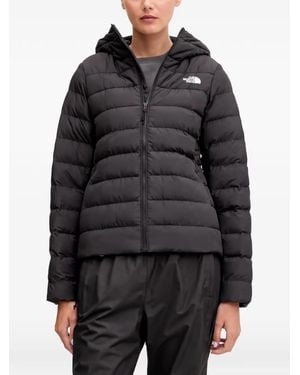 The North Face Quilted Hooded Jacket - Black
