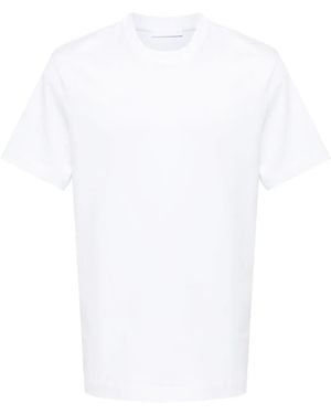 Helmut Lang Logo-Print Cotton T-Shirt - White