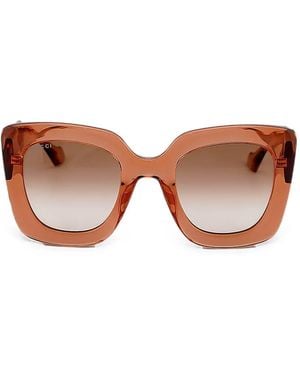 Gucci Square-Frame Sunglasses - Pink