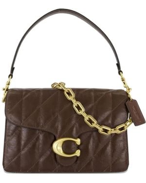 COACH Chain Tabby Shoulder Bag - Brown