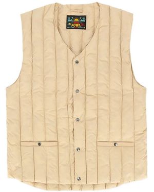 Fortela Birdie Quilted Padded Gilet - Natural