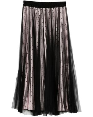 Styland Midirock Mit Polka Dots - Schwarz