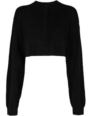 LeKasha Bulgan Cropped-Pullover - Schwarz