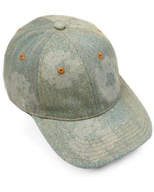DENIM TEARS Wreath Denim Cap - Green