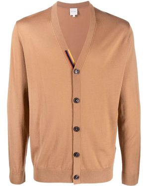 Paul Smith Vネック カーディガン - ナチュラル