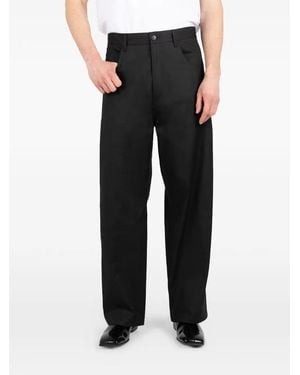 Societe Anonyme Belt-Loops Trousers - Black