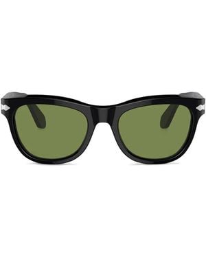 Persol Geometric-Frame Sunglasses - Green