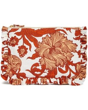 La DoubleJ Bolso de mano con estampado floral - Rojo