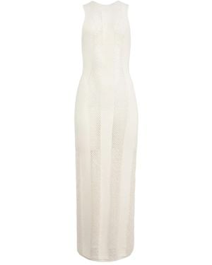 Fleur du Mal Simone Dress - White