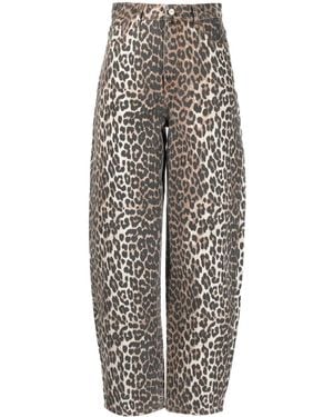 Ganni Stary Denim Jeans - Gray