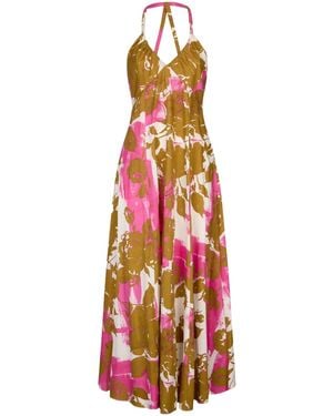 Liu Jo Printed Poplin Dress - White