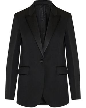 Fendi Grain-De-Poudre Blazer - Black