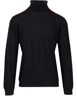 Al Duca d'Aosta Roll-Neck Wool Jumper - Blue