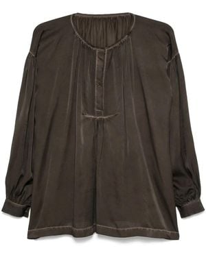 Uma Wang Blusa Tillie - Negro