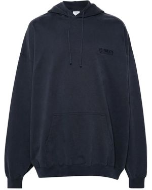 Vetements ロゴ パーカー - ブルー