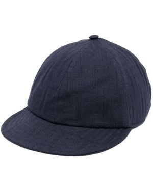 Fendi Baseballkappe Mit Monogrammmuster - Blau