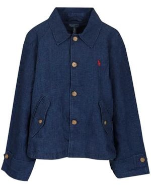 Polo Ralph Lauren Woven Windbreaker Jacket - Blue