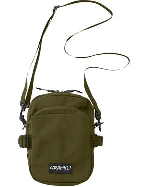 Gramicci Mini Logo-Label Shoulder Bag - Green