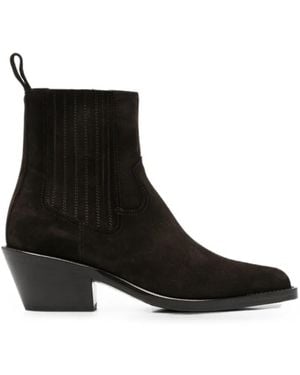 Henderson Suede Ankle Boots - Black