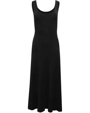 Lars Andersson Robe-Débardeur À Encolure Ronde - Noir